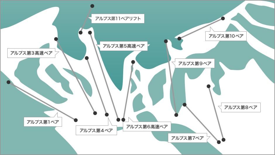 リフト運行状況マップ