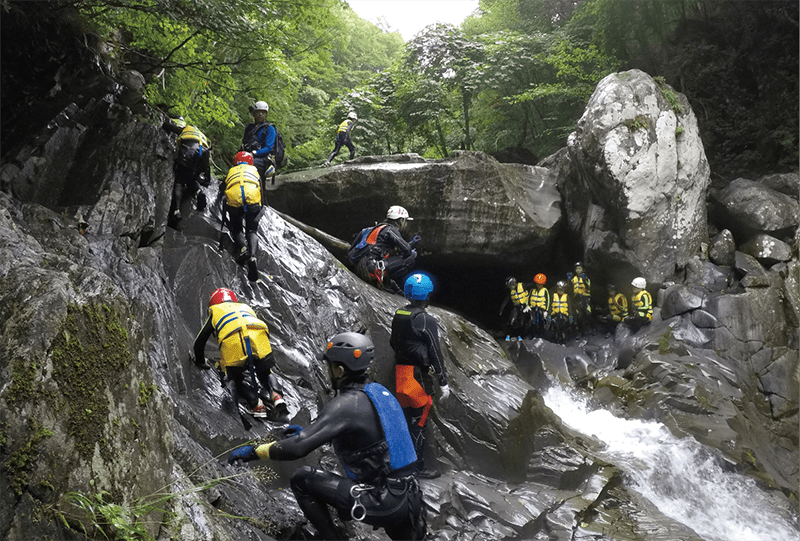 キャニオニング Canyoning