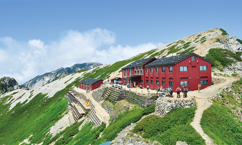 山小屋　Mountain Lodges