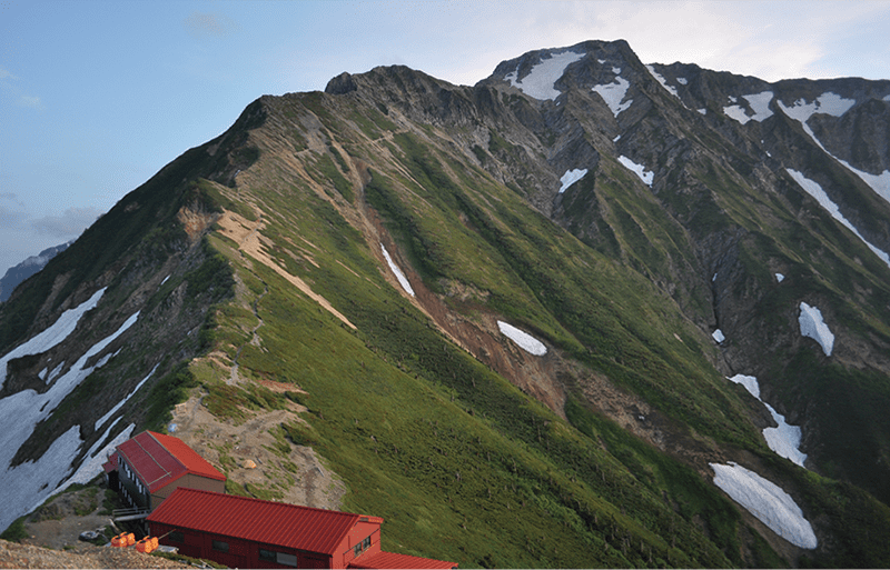 五竜岳(2814m)