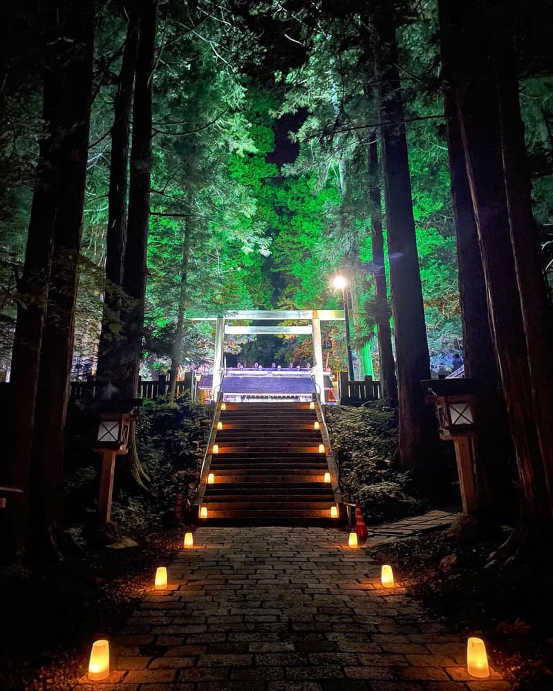 Omachi City: Nishinashin-meigu Shrine